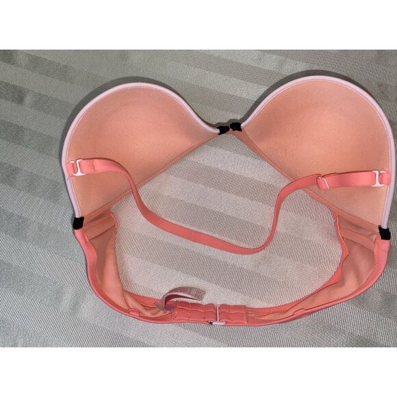 Victoria’s Secret 34D The Flirt Bandeau Colorblock Bikini Top W/Strap Underwire - Picture 14 of 15